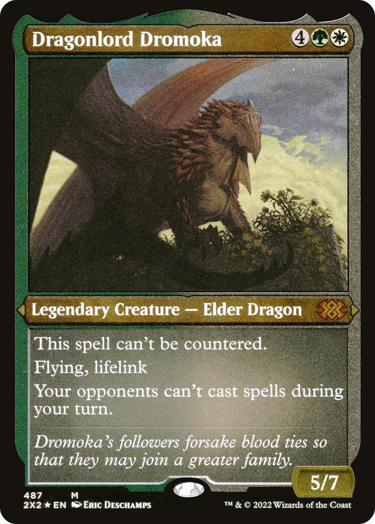 Image for Dragonlord Dromoka (Foil Etched) (487) - Magic: The Gathering