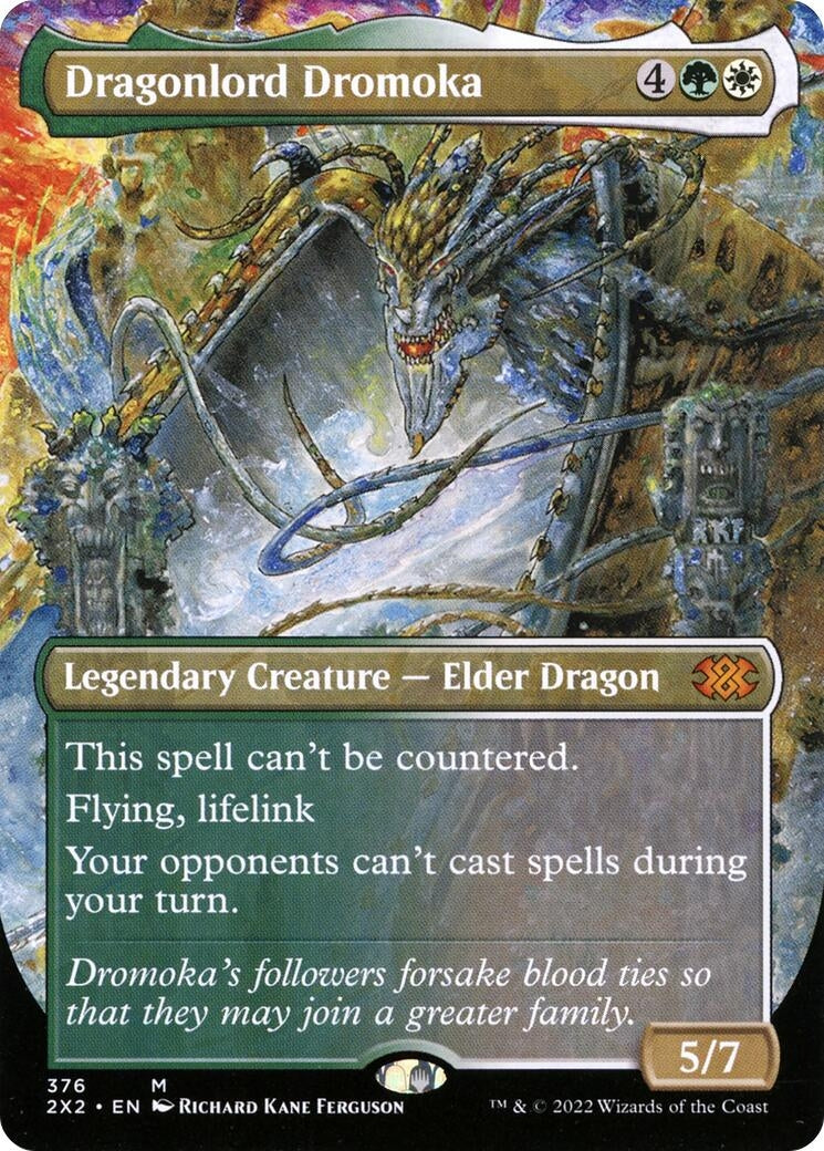 Image for Dragonlord Dromoka (Borderless) (376) - Magic: The Gathering