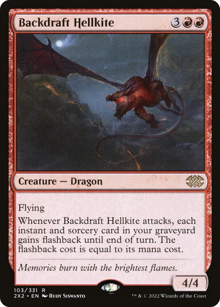 Image for Backdraft Hellkite (103) - Magic: The Gathering