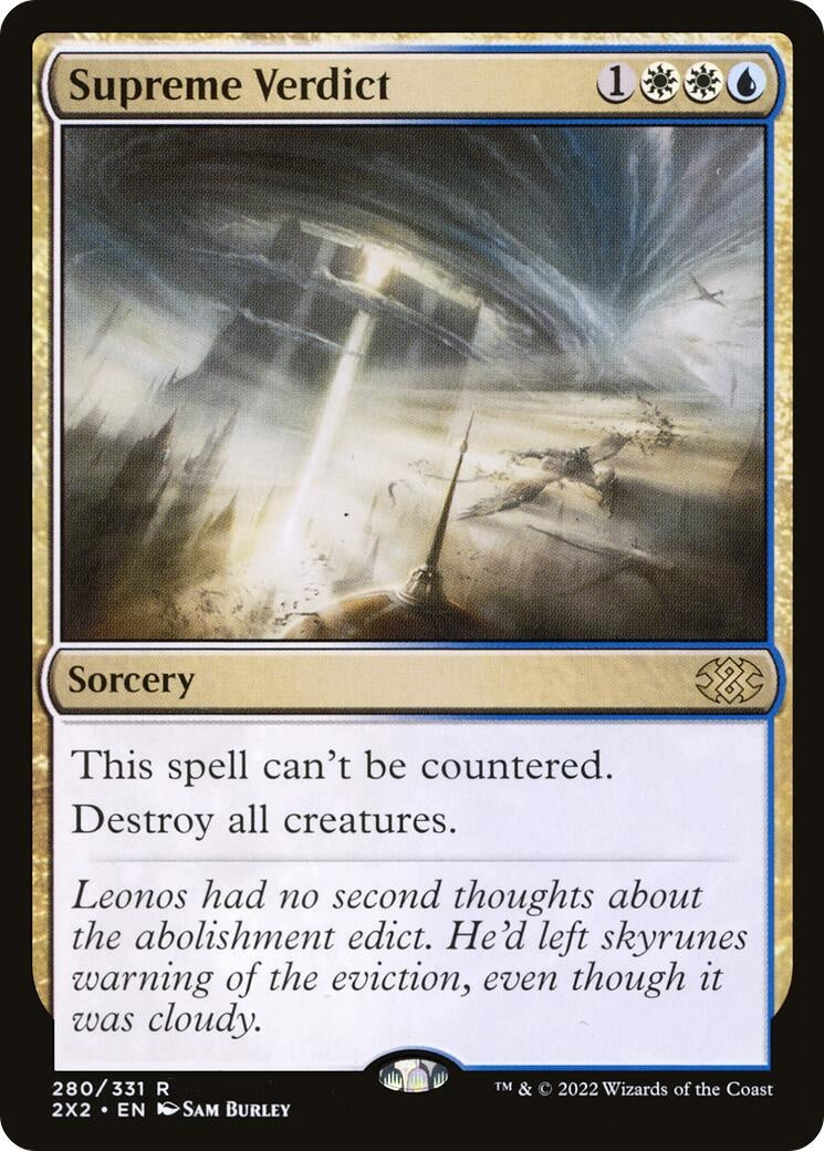 Image for Supreme Verdict (280) - Magic: The Gathering