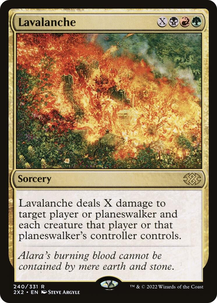 Image for Lavalanche (240) - Magic: The Gathering