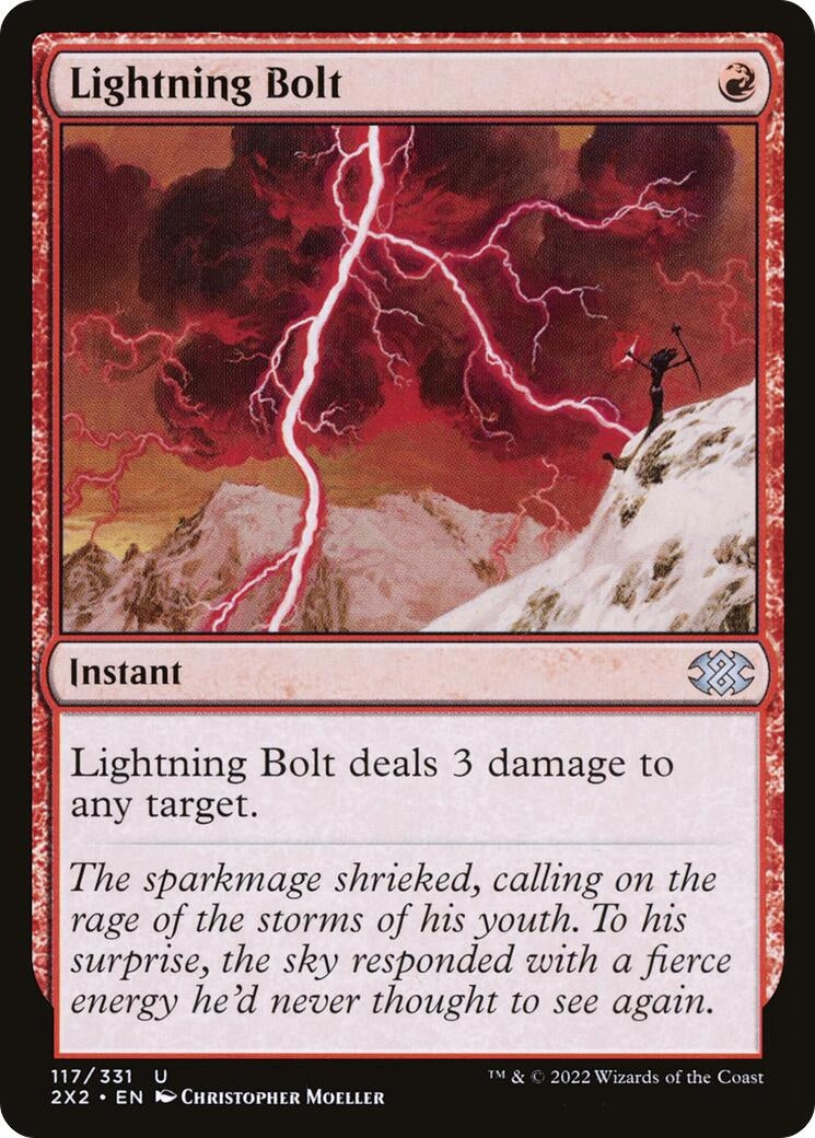 Image for Lightning Bolt (117) - Magic: The Gathering