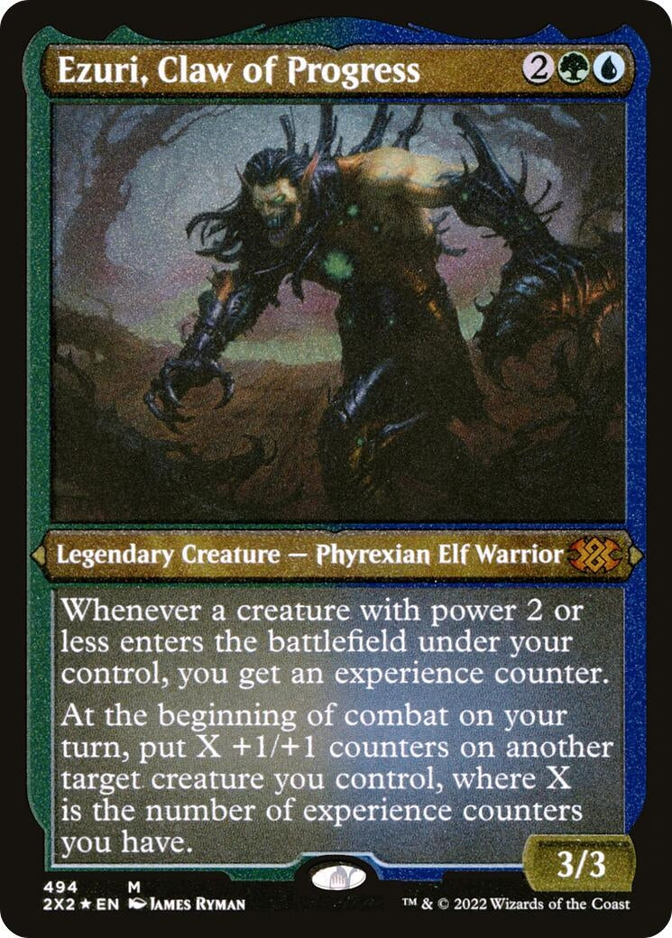Image for Ezuri, Claw of Progress (Foil Etched) (494) - Magic: The Gathering