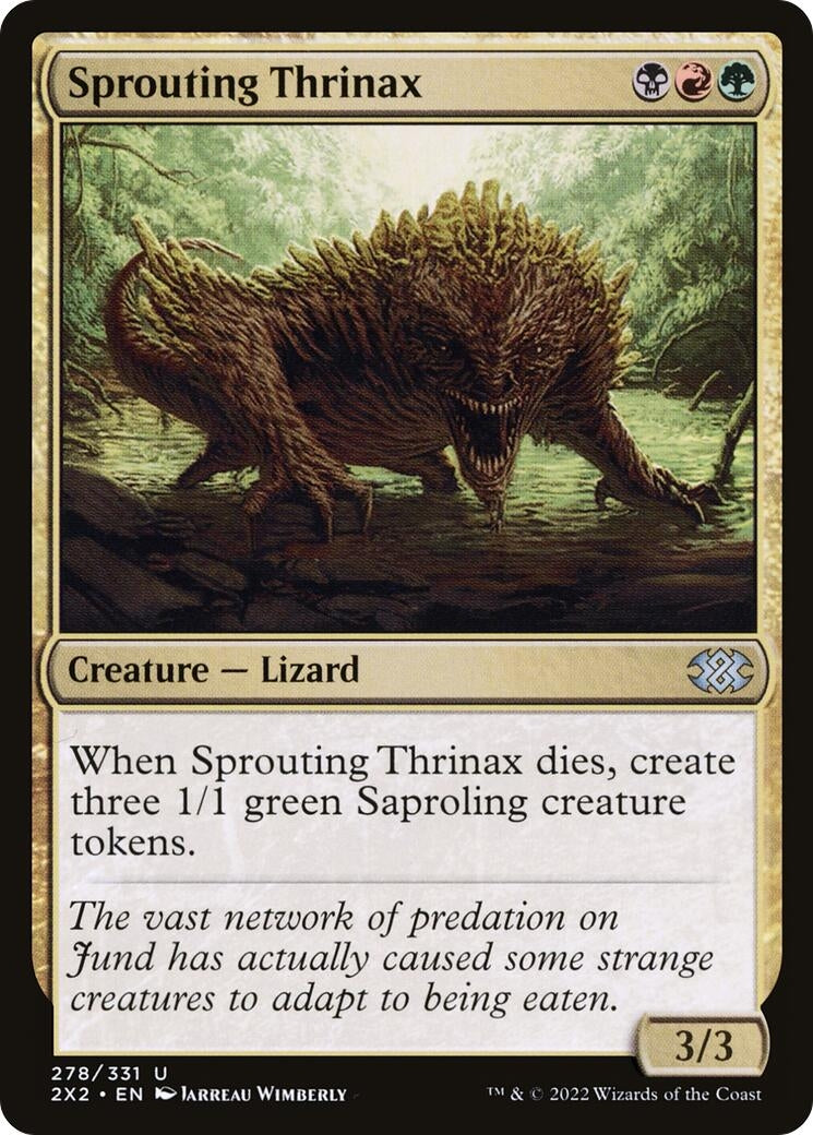 Image for Sprouting Thrinax (278) - Magic: The Gathering