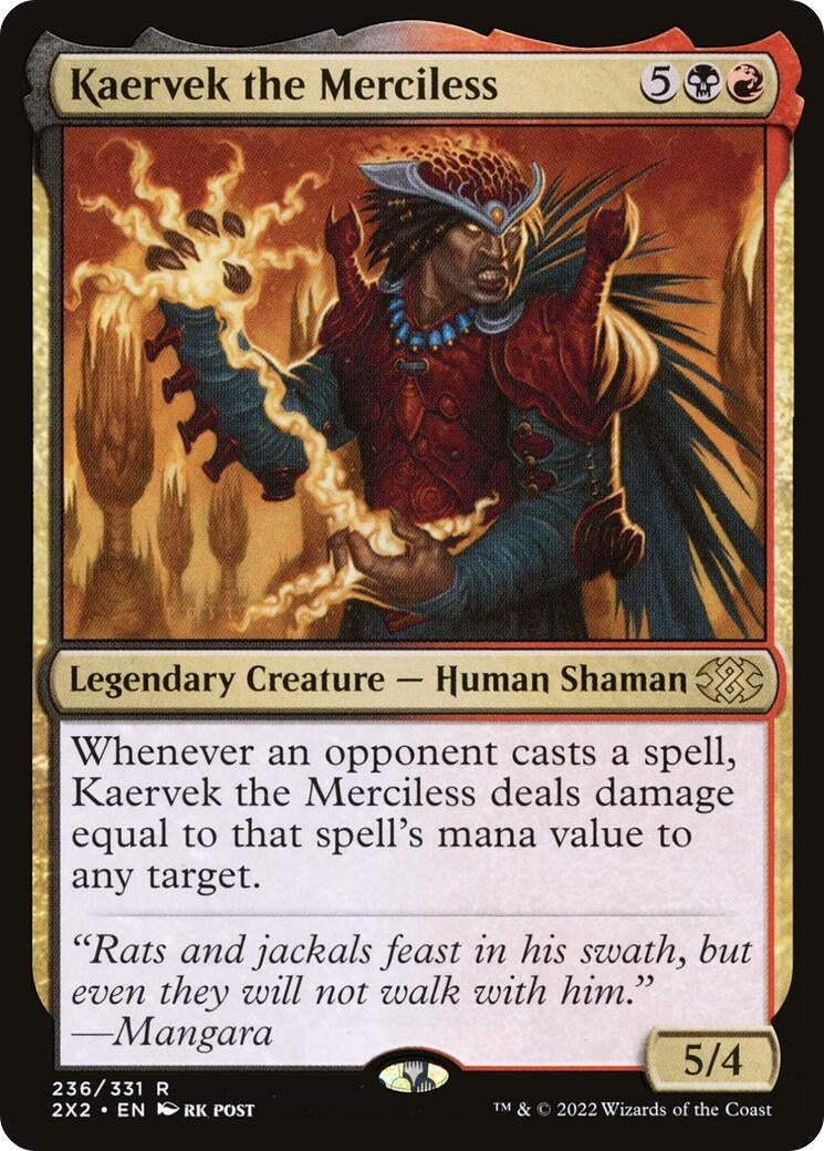 Image for Kaervek the Merciless (236) - Magic: The Gathering