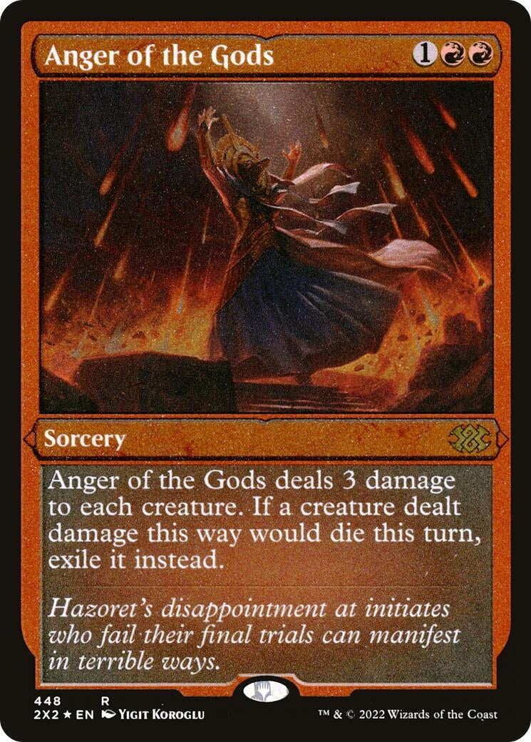 Image for Anger of the Gods (Foil Etched) (448) - Magic: The Gathering