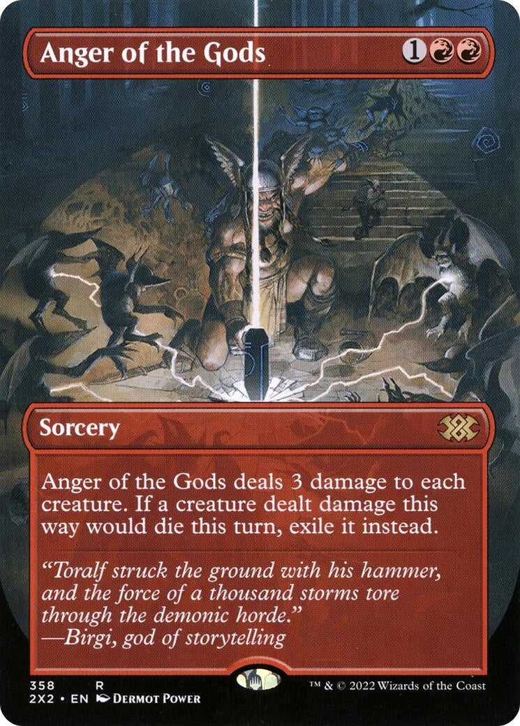 Image for Anger of the Gods (Borderless) (358) - Magic: The Gathering