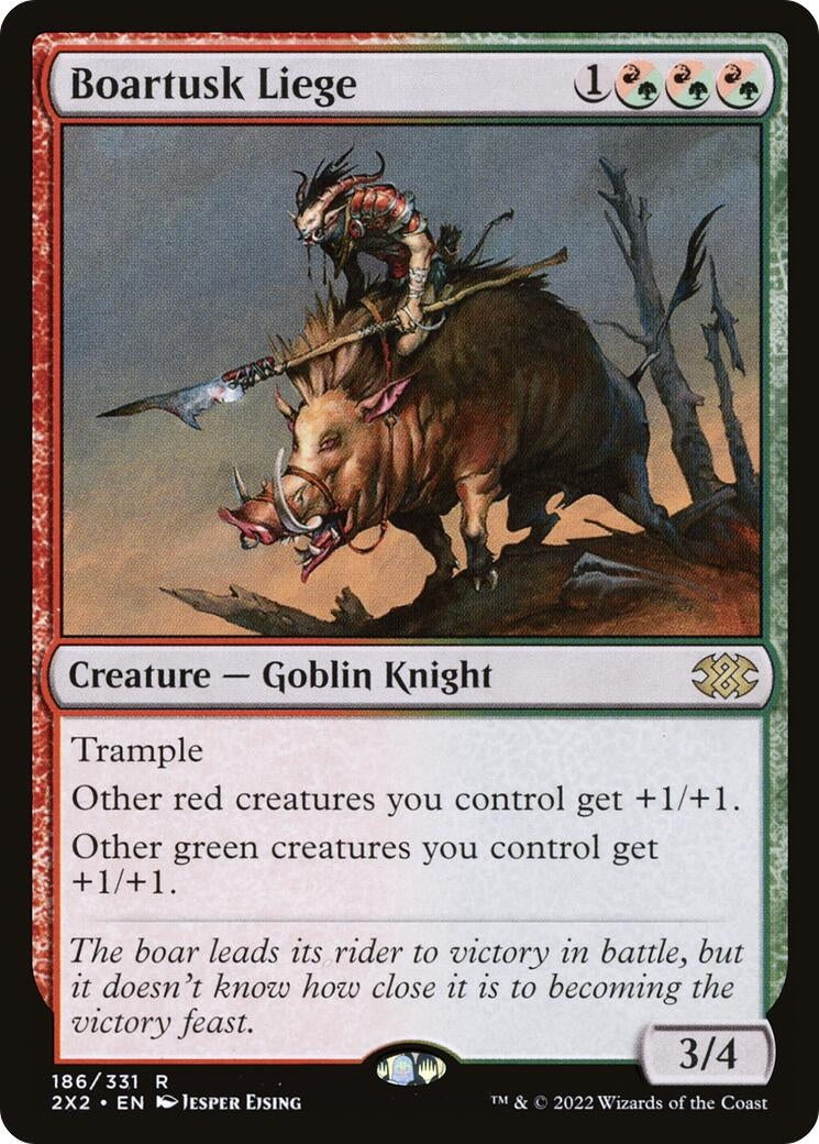 Image for Boartusk Liege (186) - Magic: The Gathering