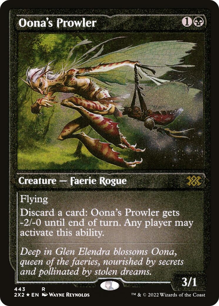 Image for Oona's Prowler (Foil Etched) (443) - Magic: The Gathering