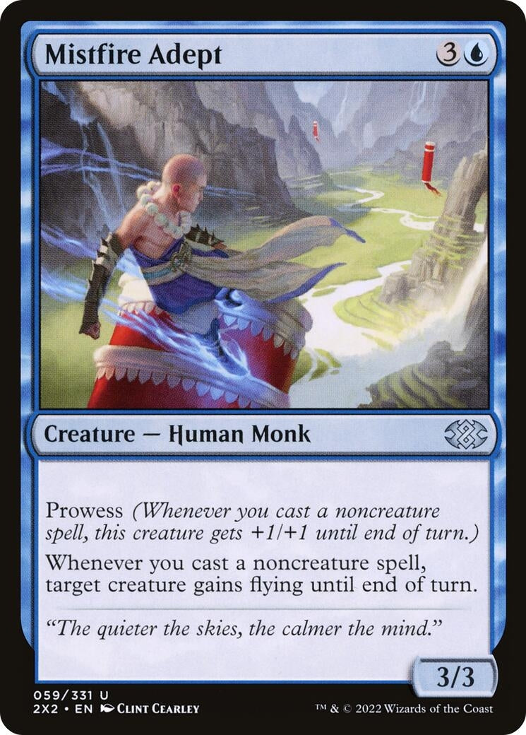 Image for Mistfire Adept (59) - Magic: The Gathering
