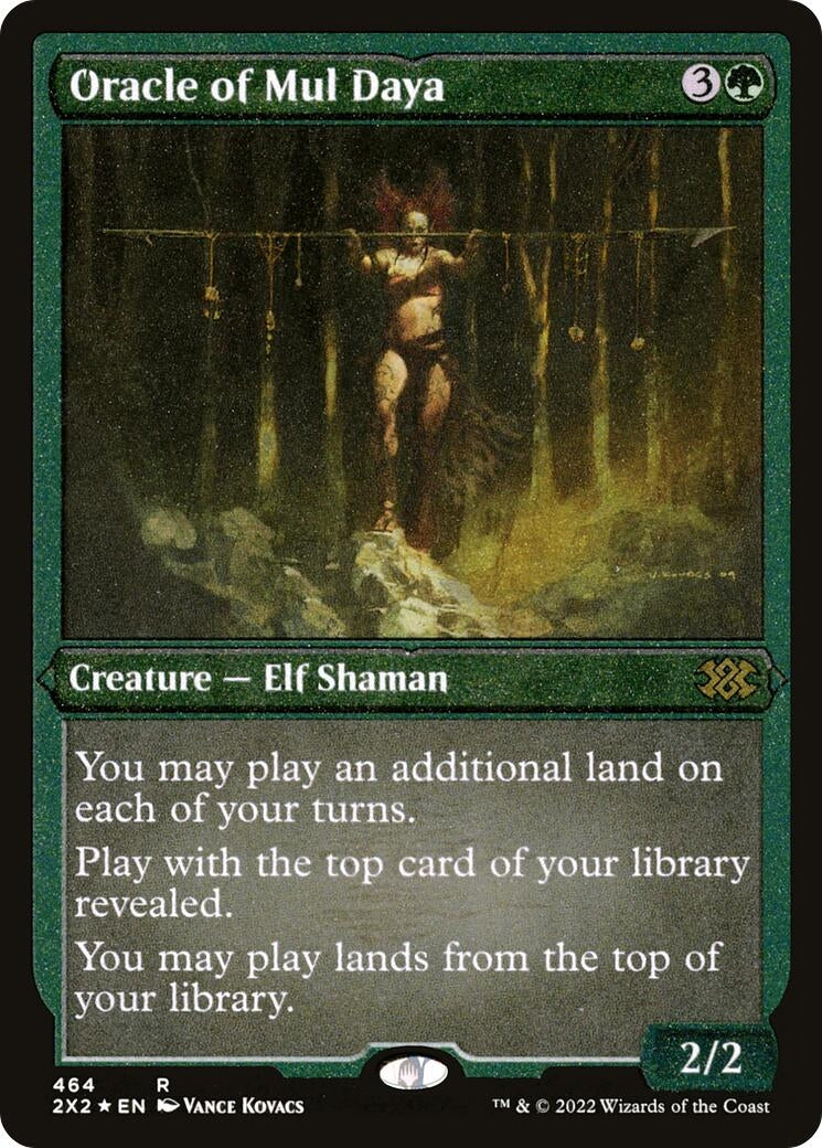 Image for Oracle of Mul Daya (Foil Etched) (464) - Magic: The Gathering