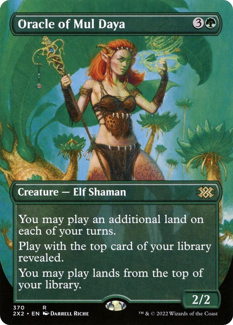 Image for Oracle of Mul Daya (Borderless) (370) - Magic: The Gathering