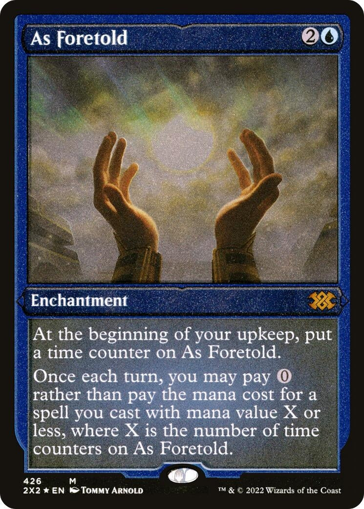 Image for As Foretold (Foil Etched) (426) - Magic: The Gathering