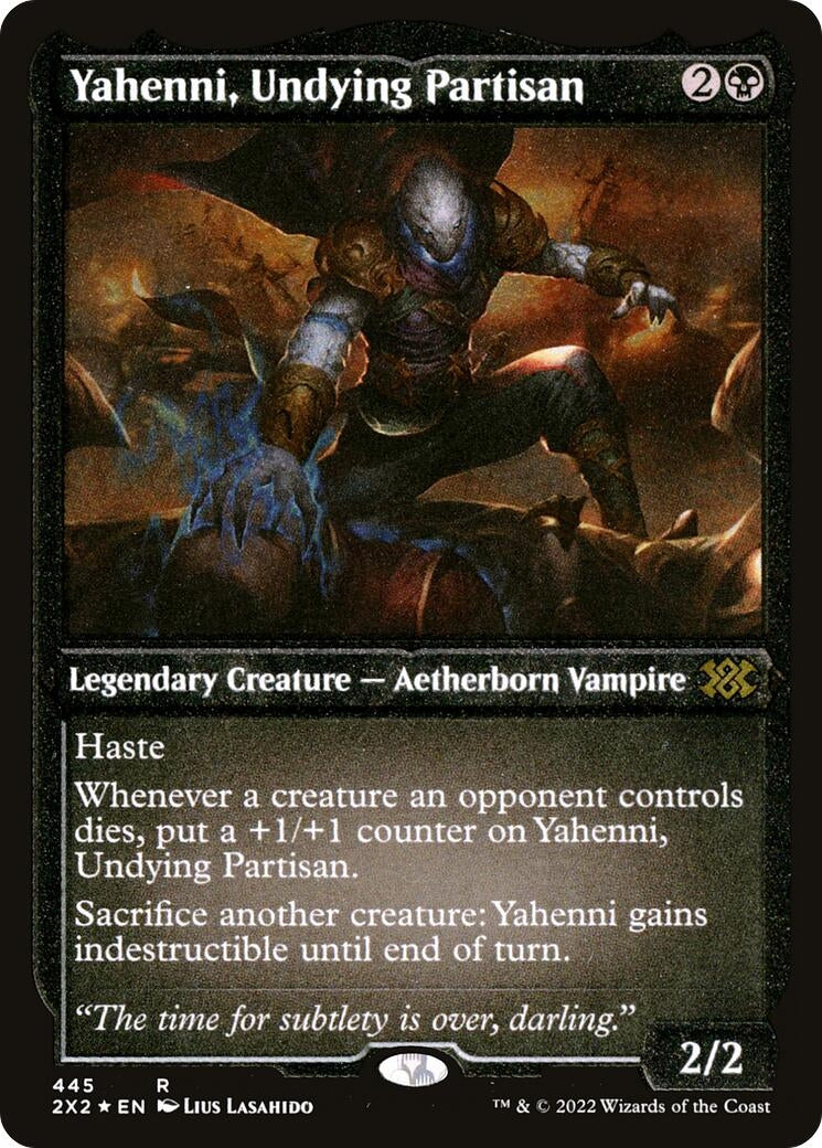 Image for Yahenni, Undying Partisan (Foil Etched) (445) - Magic: The Gathering