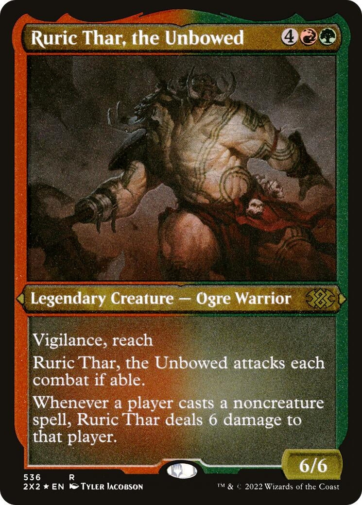 Image for Ruric Thar, the Unbowed (Foil Etched) (536) - Magic: The Gathering