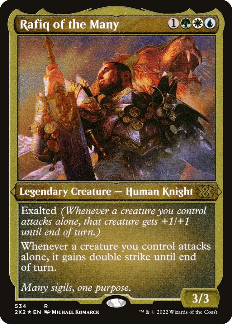 Image for Rafiq of the Many (Foil Etched) (534) - Magic: The Gathering