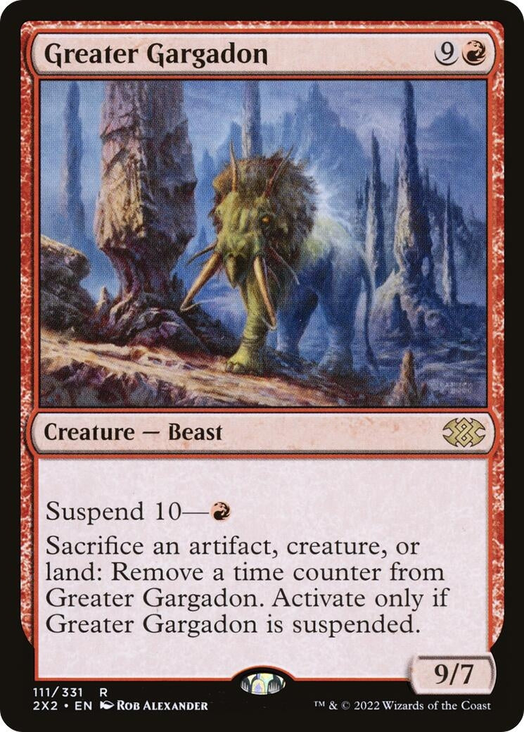 Image for Greater Gargadon (111) - Magic: The Gathering