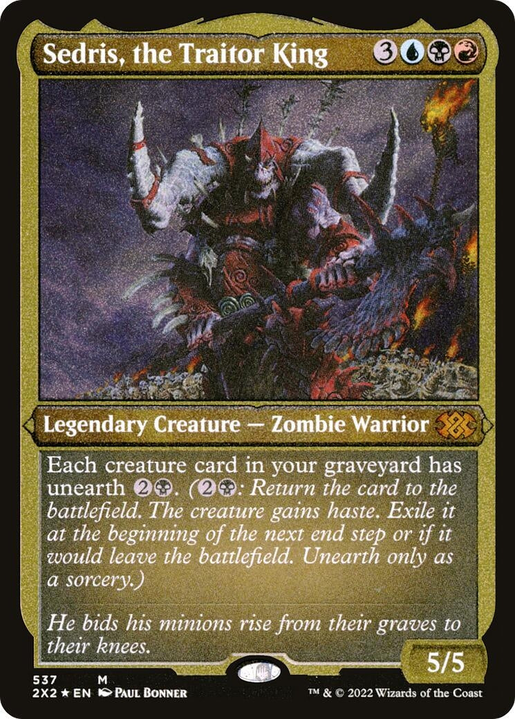 Image for Sedris, the Traitor King (Foil Etched) (537) - Magic: The Gathering