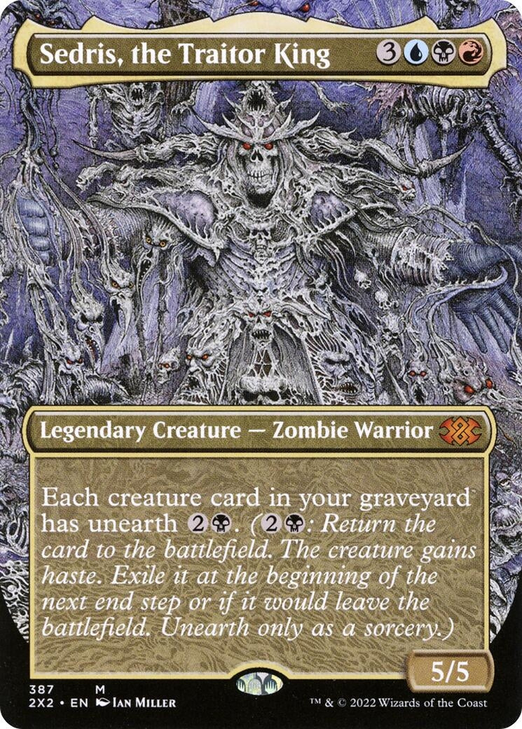 Image for Sedris, the Traitor King (Borderless) (387) - Magic: The Gathering