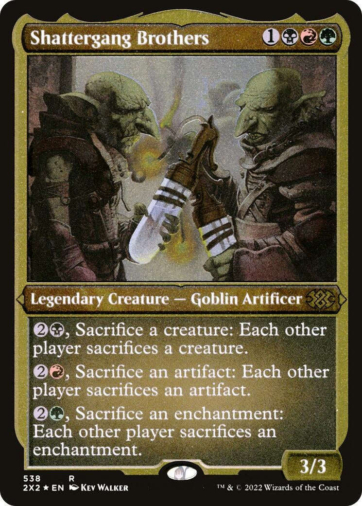 Image for Shattergang Brothers (Foil Etched) (538) - Magic: The Gathering