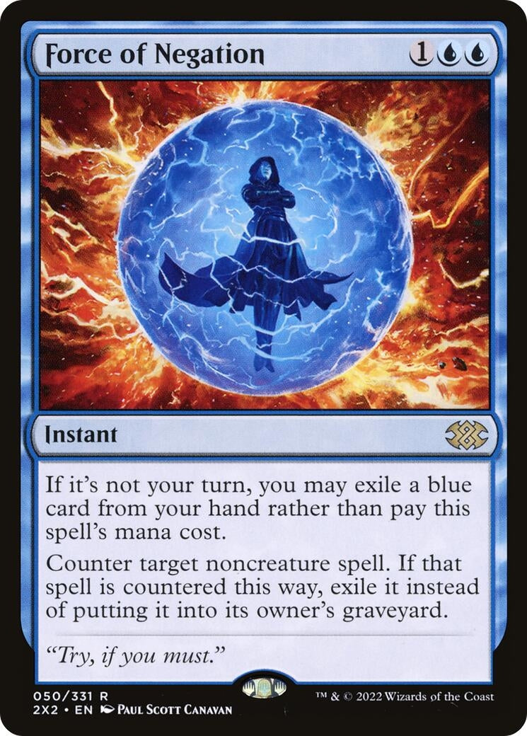 Image for Force of Negation (50) - Magic: The Gathering