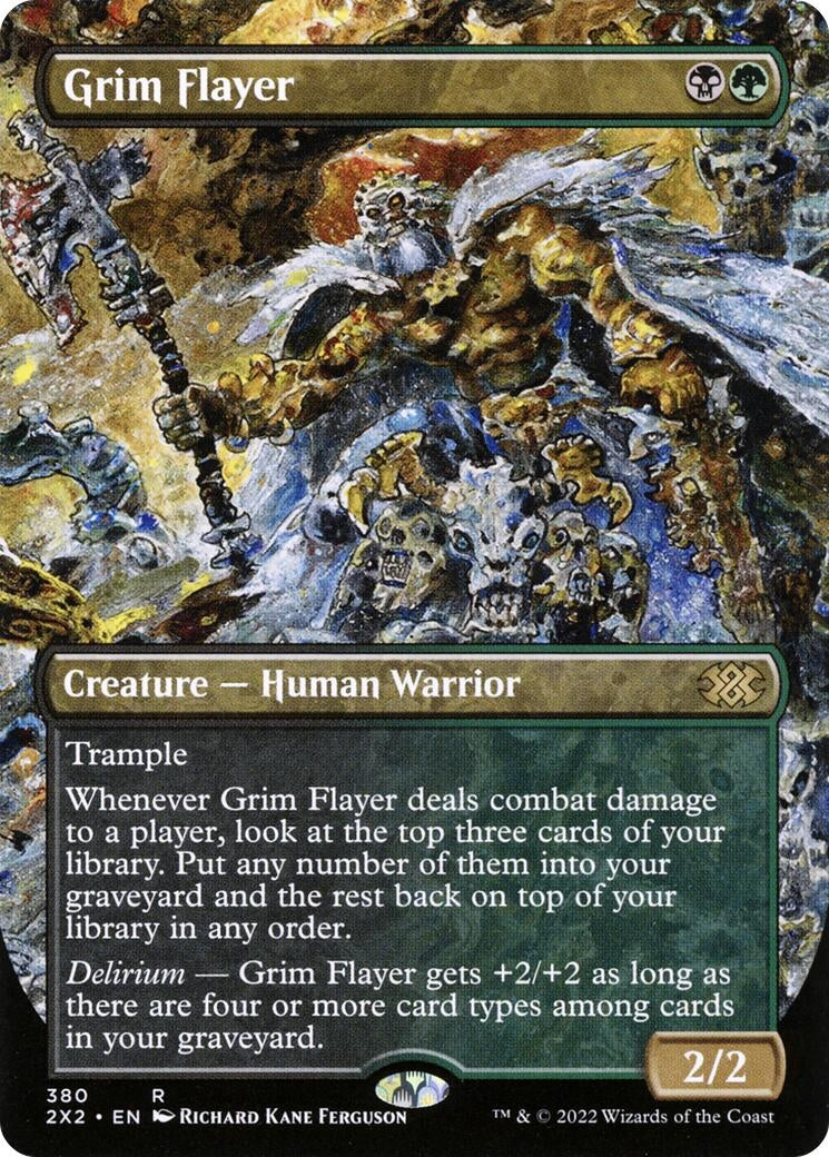 Image for Grim Flayer (Borderless) (380) - Magic: The Gathering