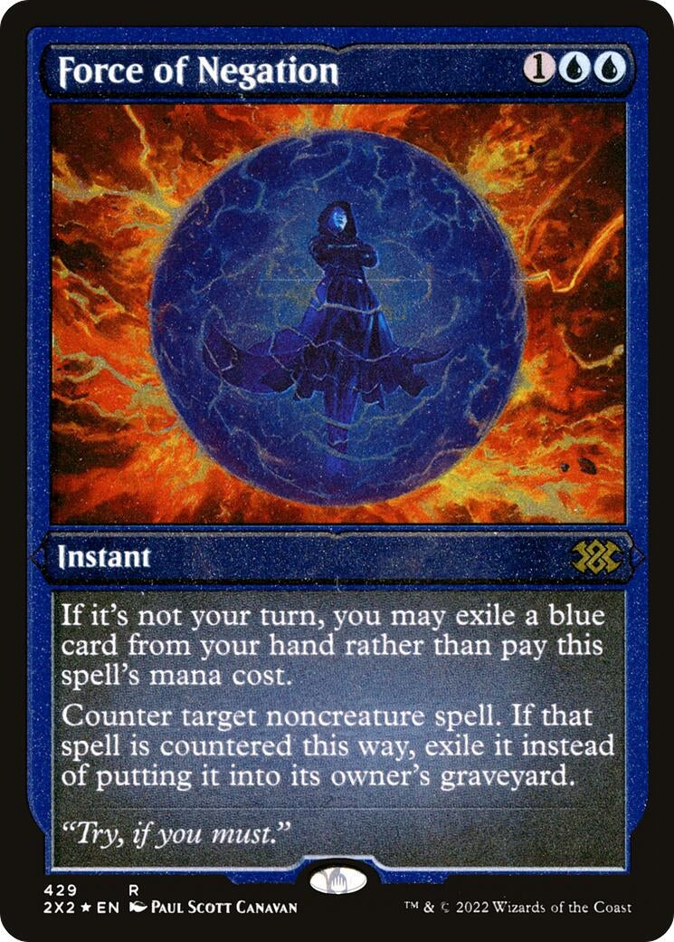 Image for Force of Negation (Foil Etched) (429) - Magic: The Gathering