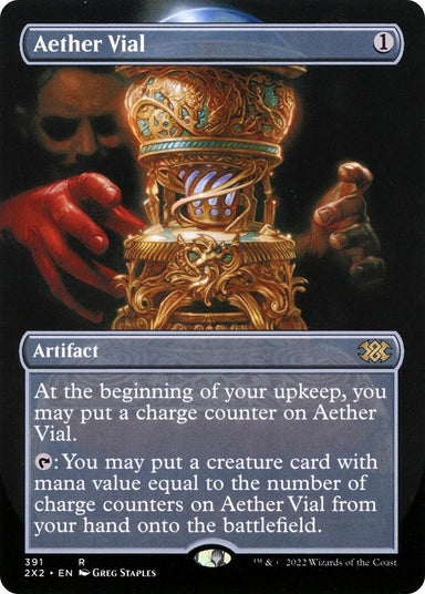 Image for Aether Vial (Borderless) (391) - Magic: The Gathering