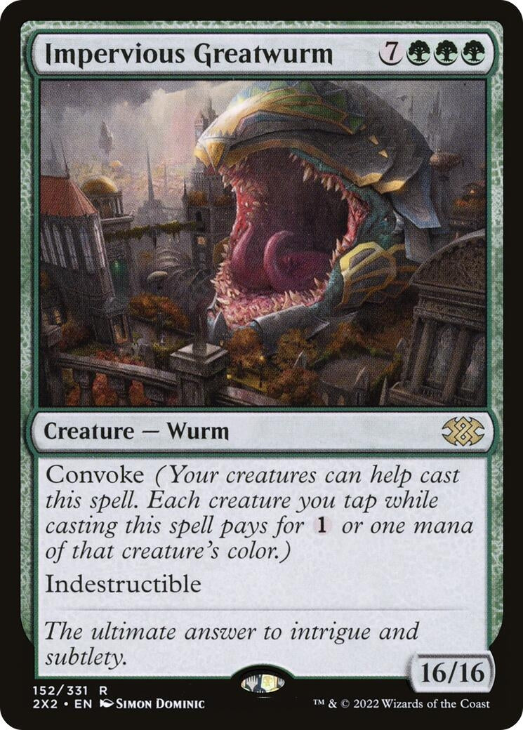 Image for Impervious Greatwurm (152) - Magic: The Gathering