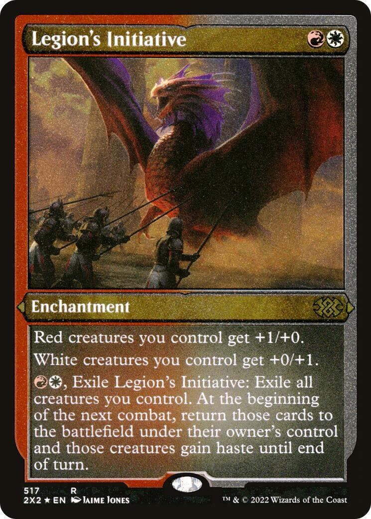 Image for Legion's Initiative (Foil Etched) (517) - Magic: The Gathering