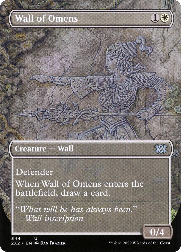 Image for Wall of Omens (Borderless) (344) - Magic: The Gathering