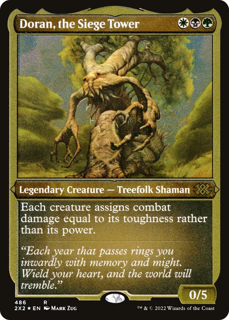 Image for Doran, the Siege Tower (Foil Etched) (486) - Magic: The Gathering