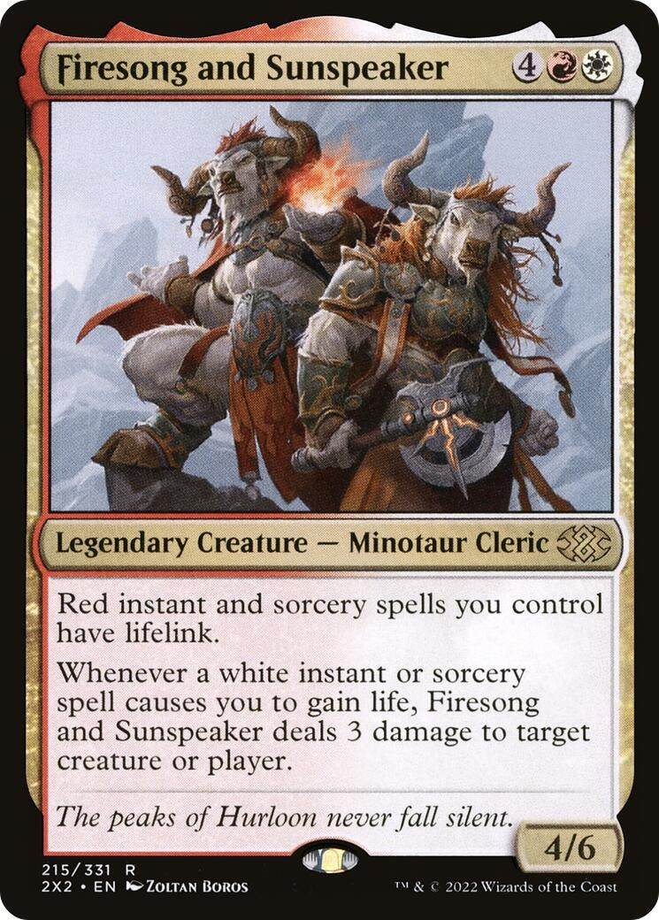Image for Firesong and Sunspeaker (215) - Magic: The Gathering