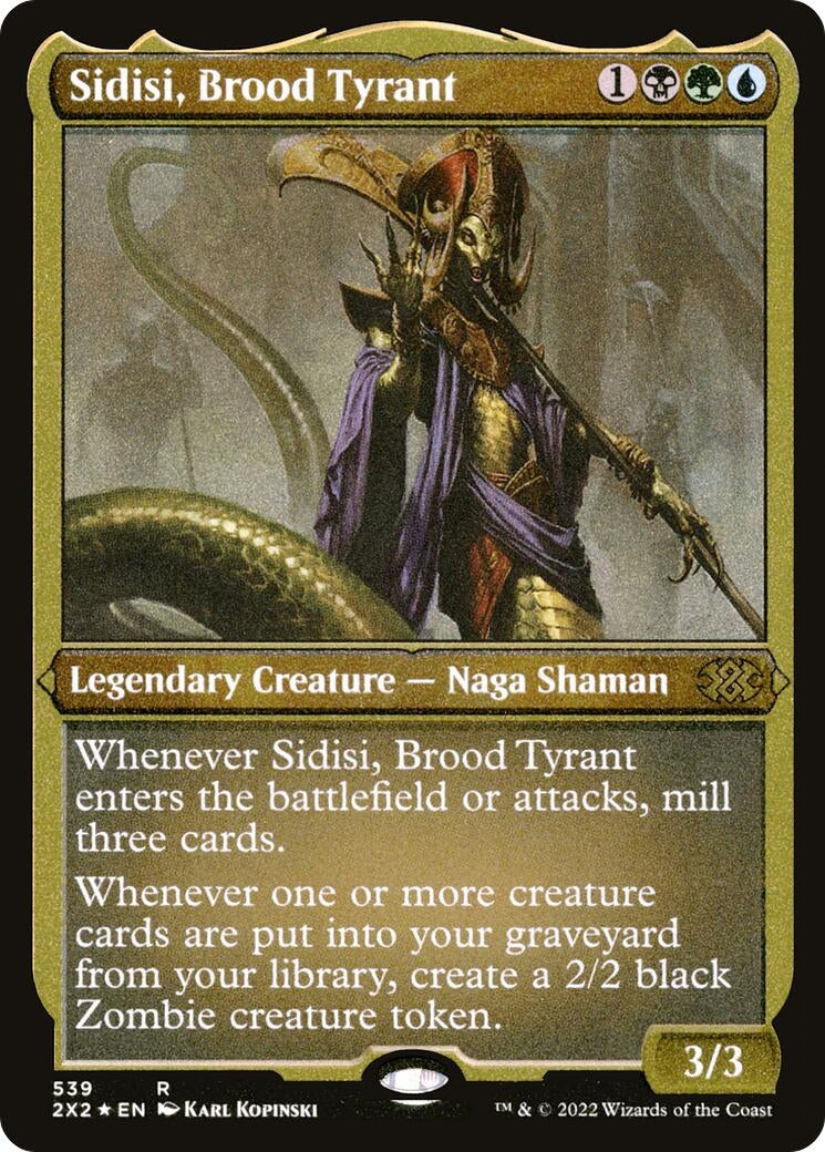 Image for Sidisi, Brood Tyrant (Foil Etched) (539) - Magic: The Gathering