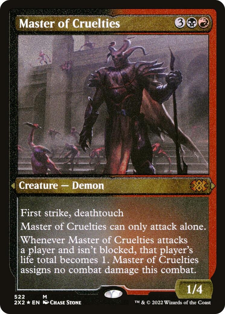 Image for Master of Cruelties (Foil Etched) (522) - Magic: The Gathering