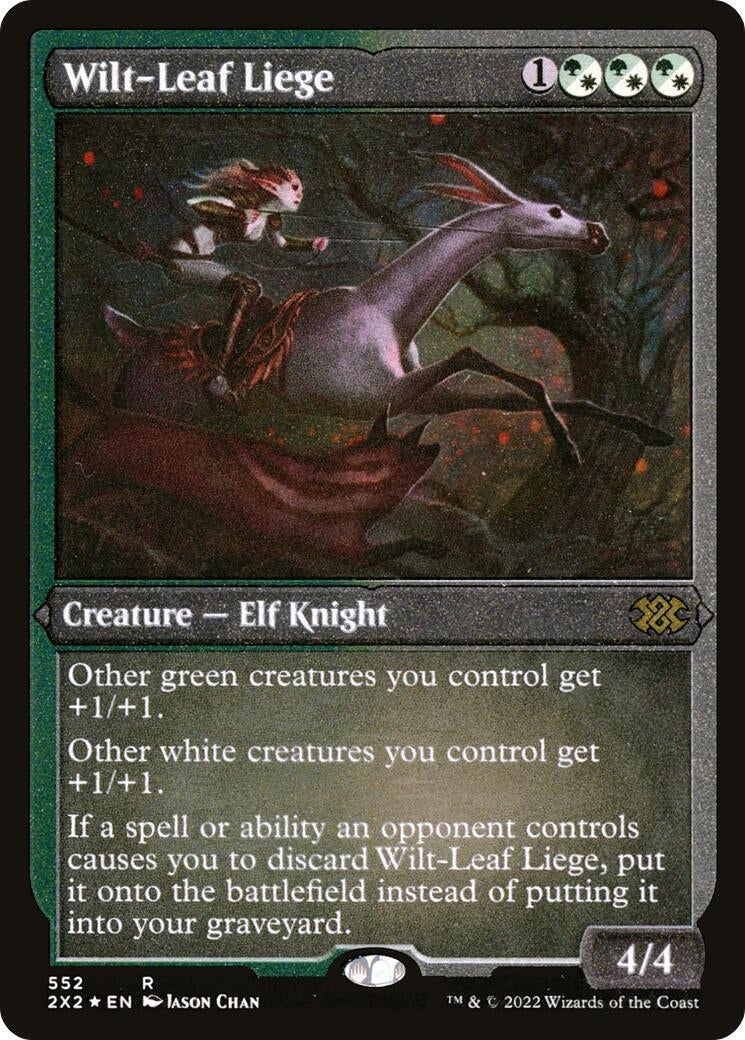 Image for Wilt-Leaf Liege (Foil Etched) (552) - Magic: The Gathering