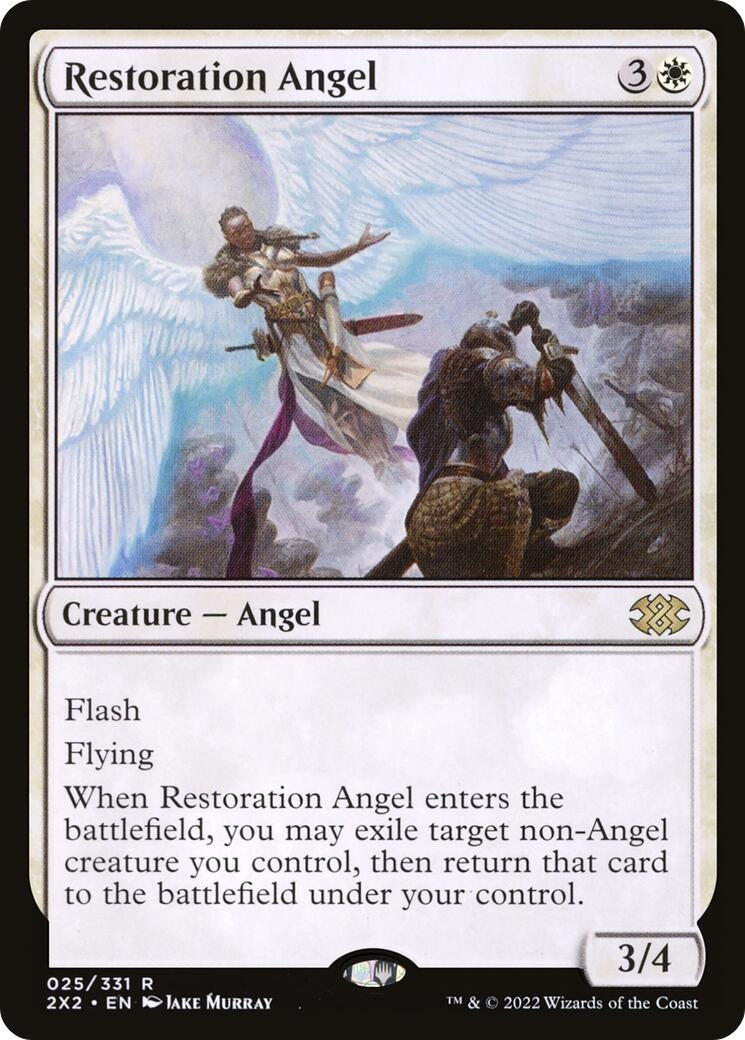 Image for Restoration Angel (25) - Magic: The Gathering
