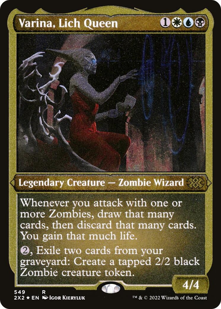 Image for Varina, Lich Queen (Foil Etched) (549) - Magic: The Gathering