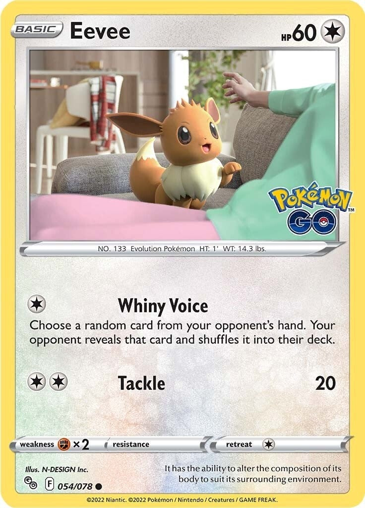 Image for Eevee (054/078) (PGO) - Pokemon
