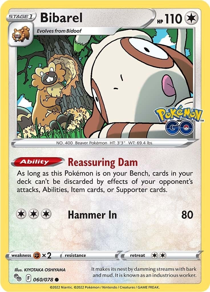 Bibarel (060/078) (Pokemon GO)