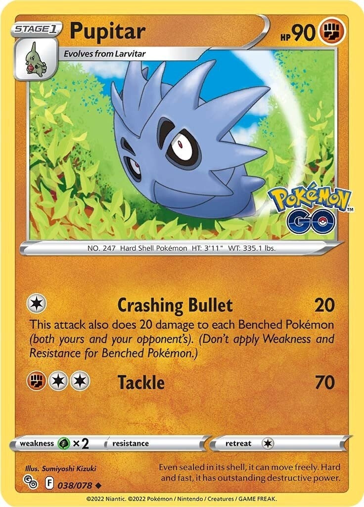 Pupitar (038/078) (Pokemon GO)