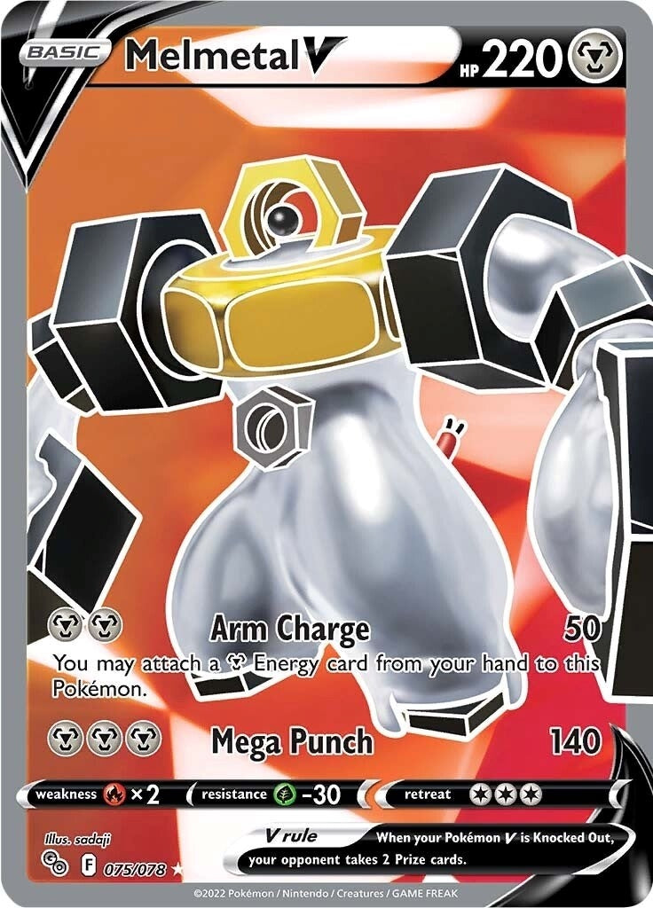 Melmetal V (Full Art) (075/078) (Pokemon GO)