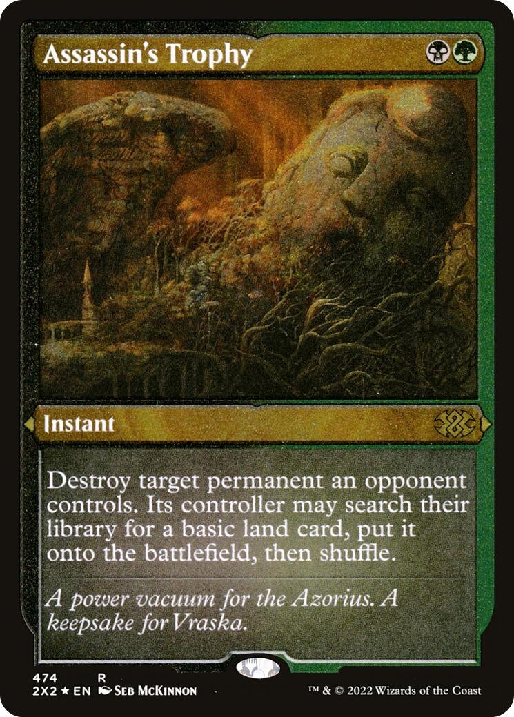 Image for Assassin's Trophy (Foil Etched) (474) - Magic: The Gathering
