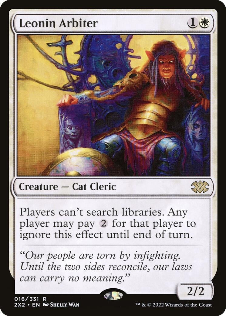 Image for Leonin Arbiter (16) - Magic: The Gathering