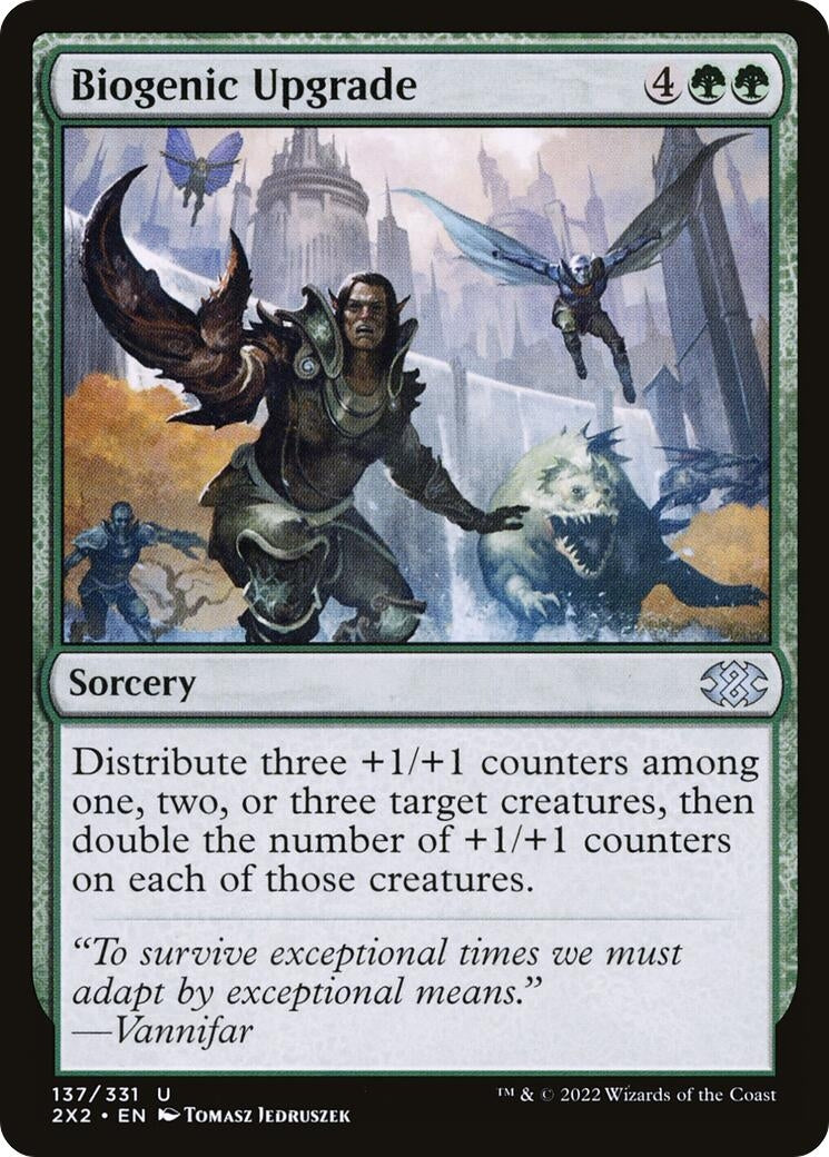 Image for Biogenic Upgrade (137) - Magic: The Gathering