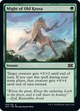 Image for Might of Old Krosa (153) - Magic: The Gathering