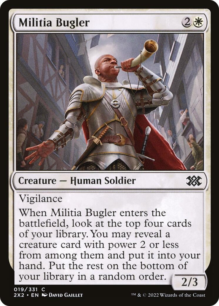 Image for Militia Bugler (19) - Magic: The Gathering