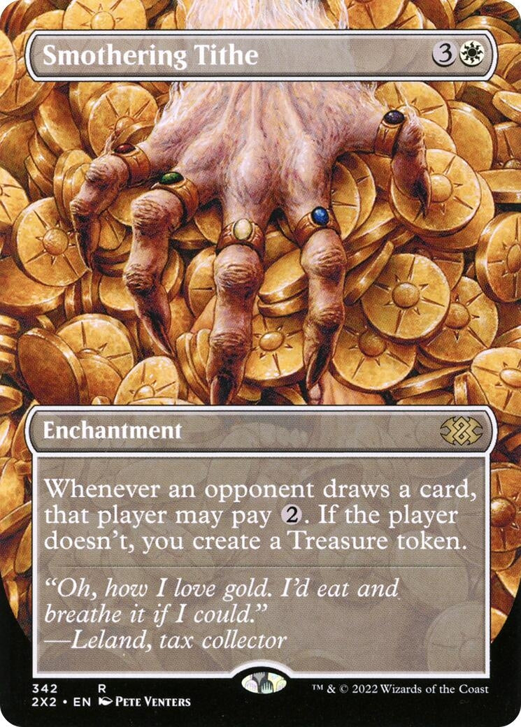 Image for Smothering Tithe (Borderless) (342) - Magic: The Gathering