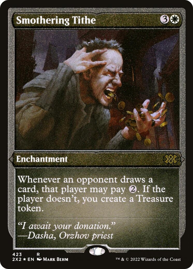 Image for Smothering Tithe (Foil Etched) (423) - Magic: The Gathering