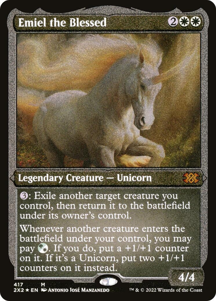 Image for Emiel the Blessed (Foil Etched) (417) - Magic: The Gathering
